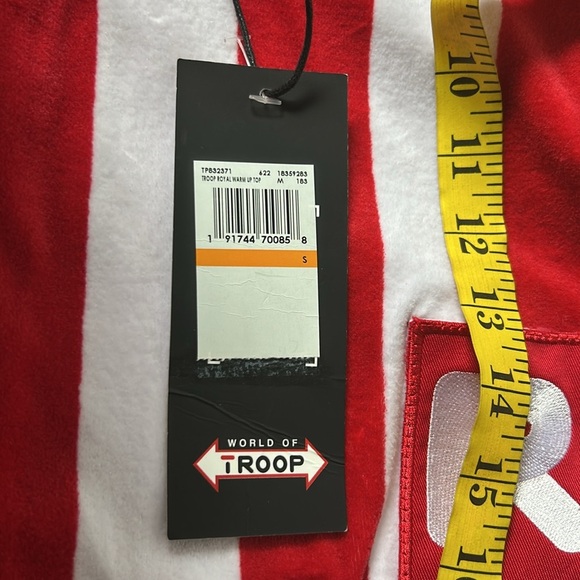 Red and White Track Jacket - Picture 12 of 12